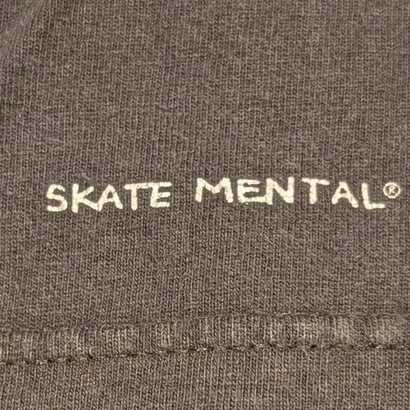 Worn, Skate Mental - Kool Aid Man - Sugar, Water, Purple Tee (Black) Large - Picture 6 of 8